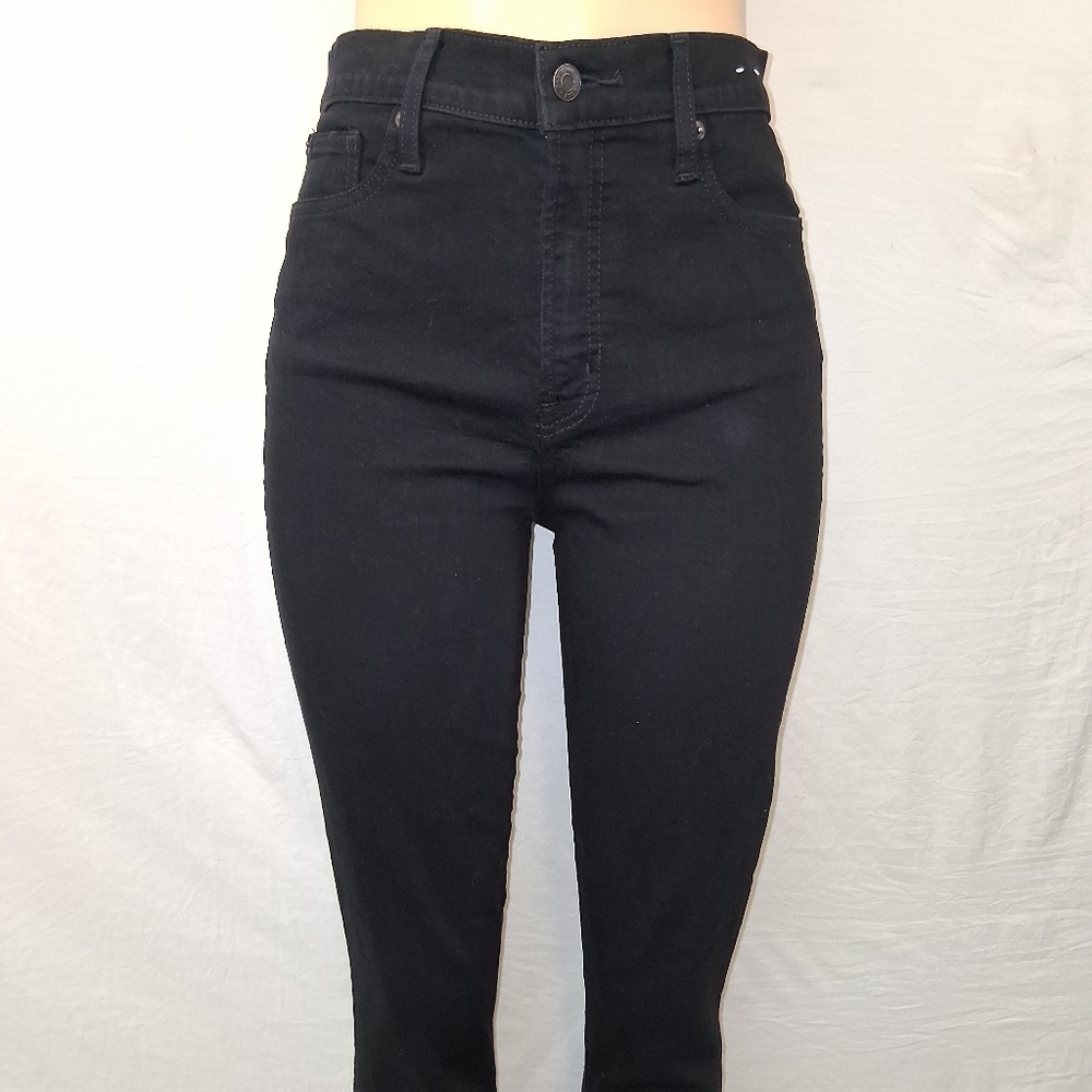 GAP High-Rise Black Skinny Jean Size 30/10 - Picture 9 of 17